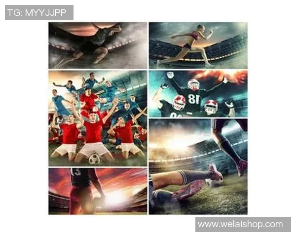 足球明星风采拼贴展现球场魅力与激情的视觉盛宴